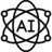 Artificial intelligence radio logo