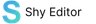 Shy Editor logo