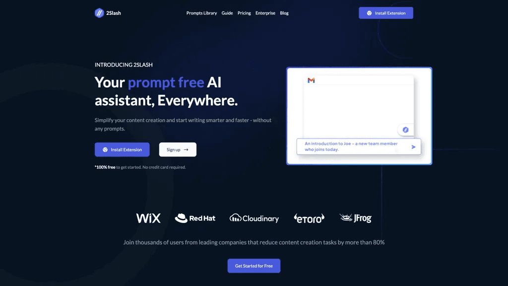 2slash.ai 工具截图