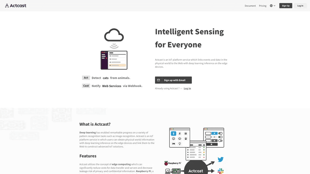 actcast.io 官网截图
