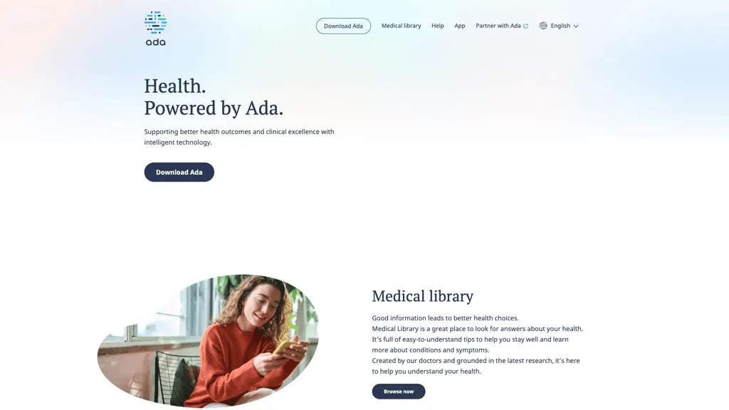 Ada Health 工具截图