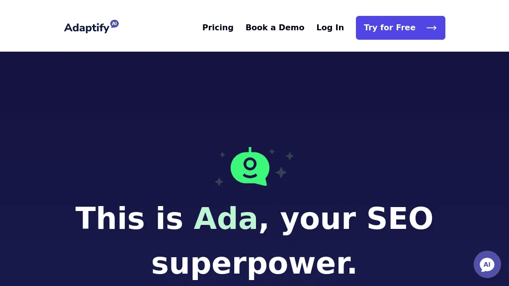 Adaptify 官网截图