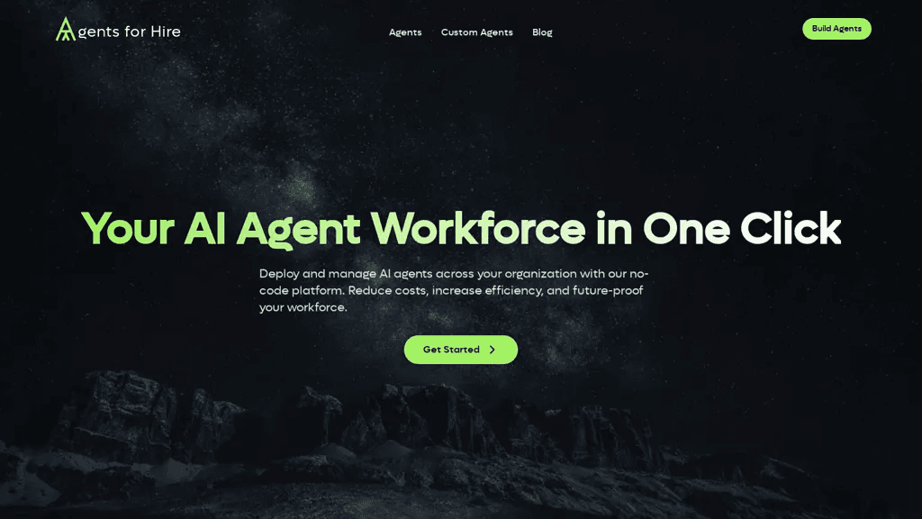 AgentsForHire.ai 工具截图
