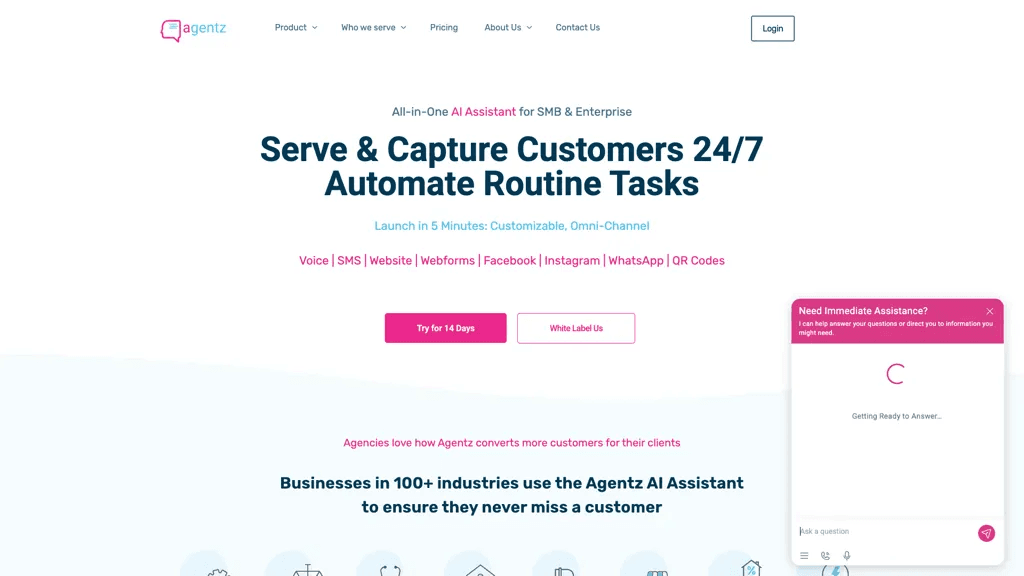 agentz.ai 官网截图