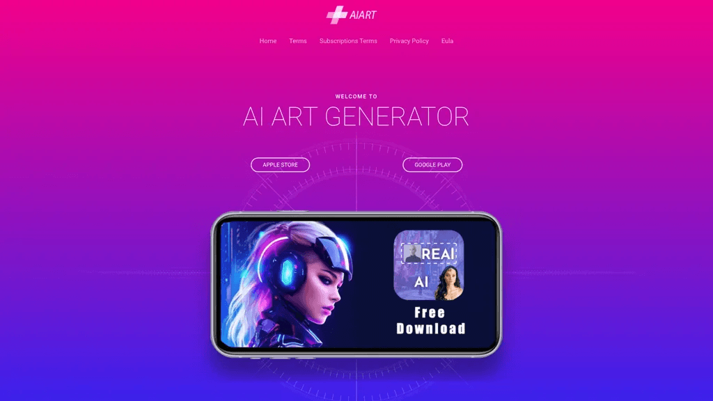 Ai Art Generator 官网截图