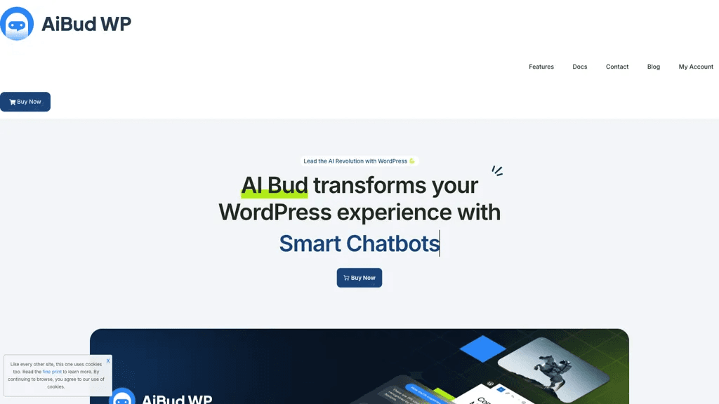 Ai Bud WP 官网截图