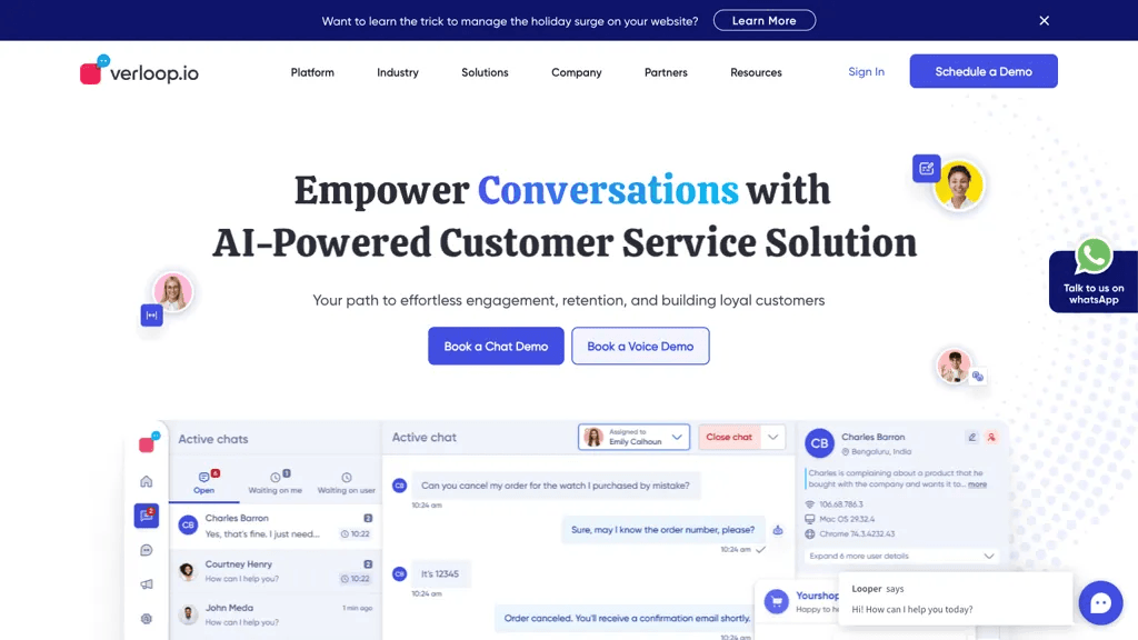 Verloop.io 官网截图