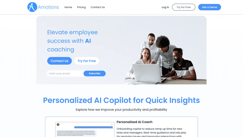 AI Coach Amotions 工具截图