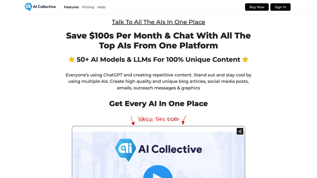 AI Collective 官网截图