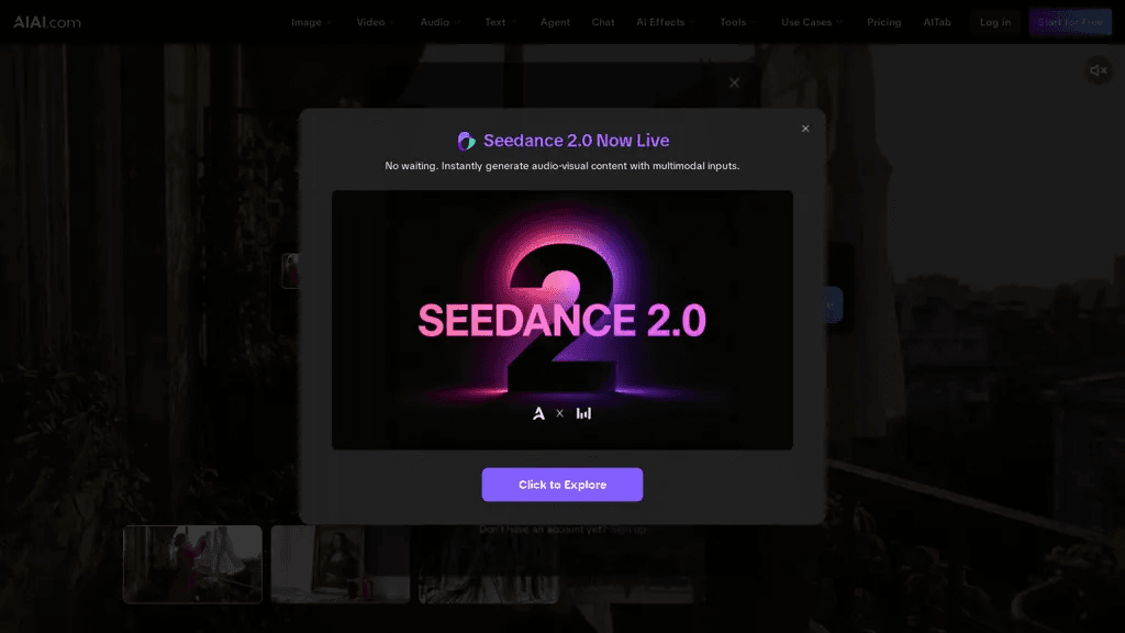 Seedance2 AI Director 官网截图