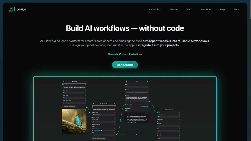 AI-Flow 官网截图
