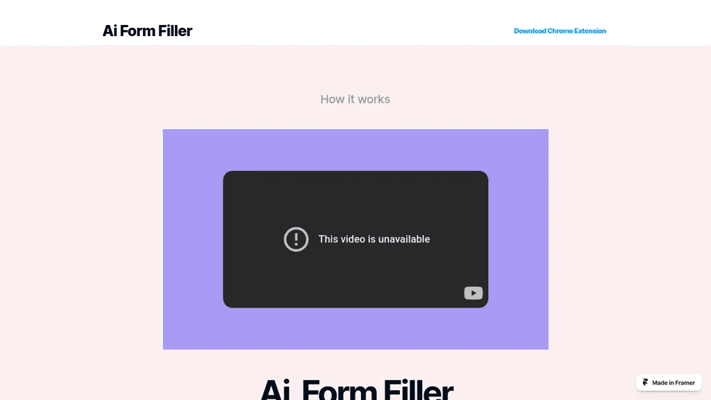 Ai Form Filler 工具截图