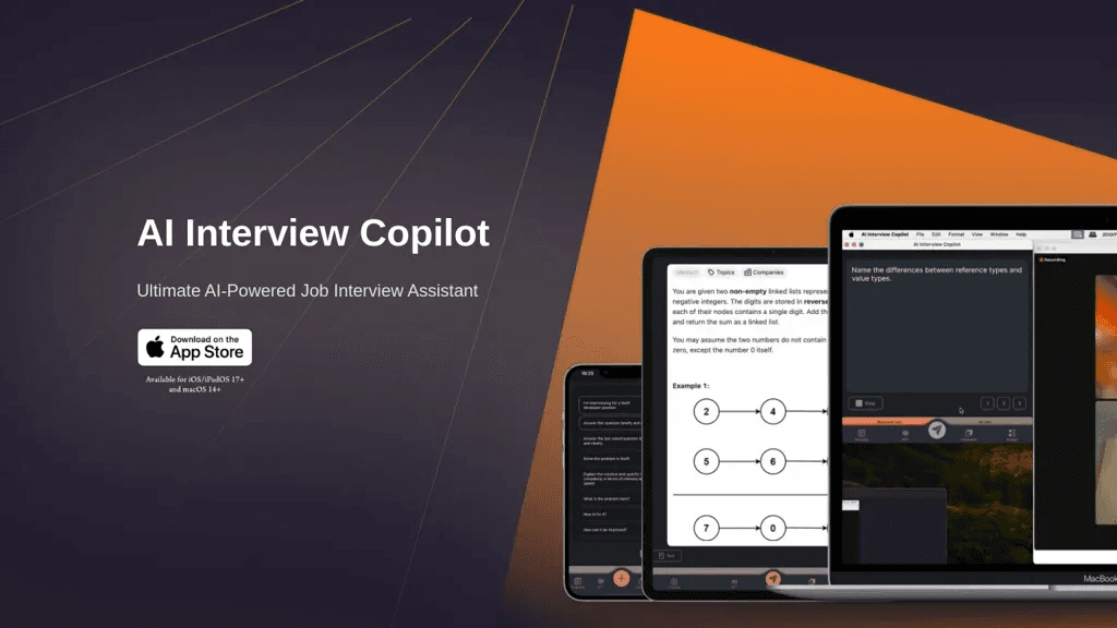 AI Interview Copilot 官网截图