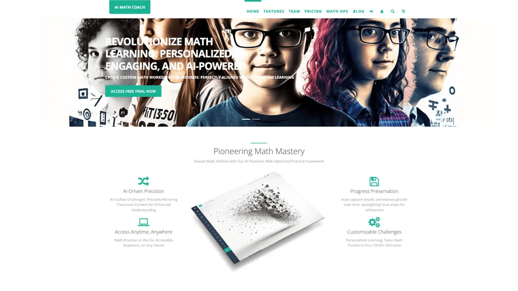 AI Math Coach 工具截图