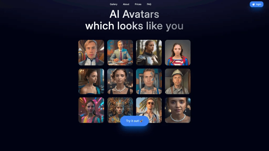 AI Portrait Generator 官网截图