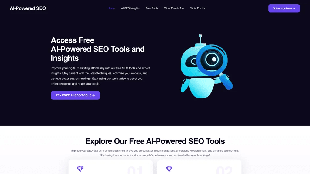 AI-Powered SEO 工具截图