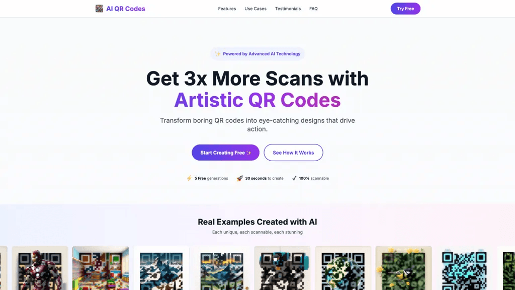 AI QR Codes 工具截图