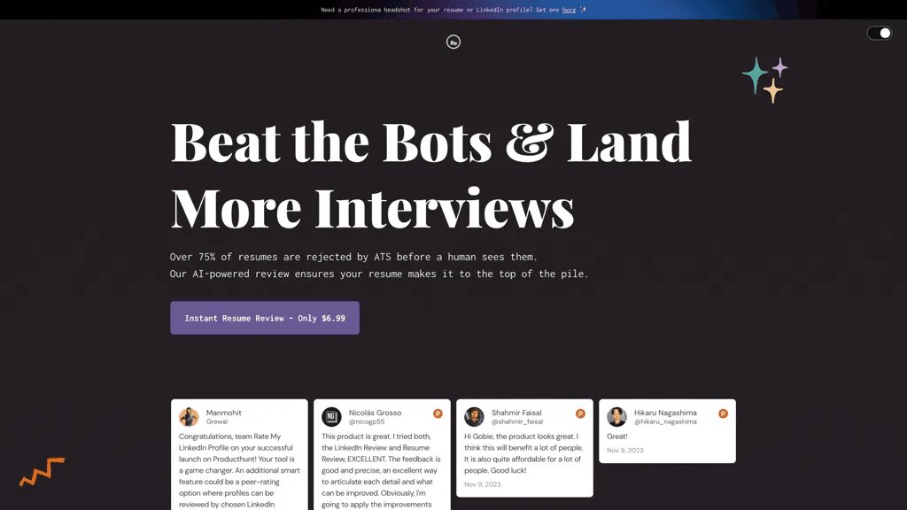 AI Resume Checker 工具截图