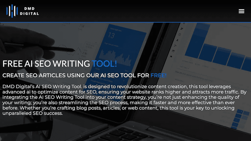 AI SEO WRITING 工具截图