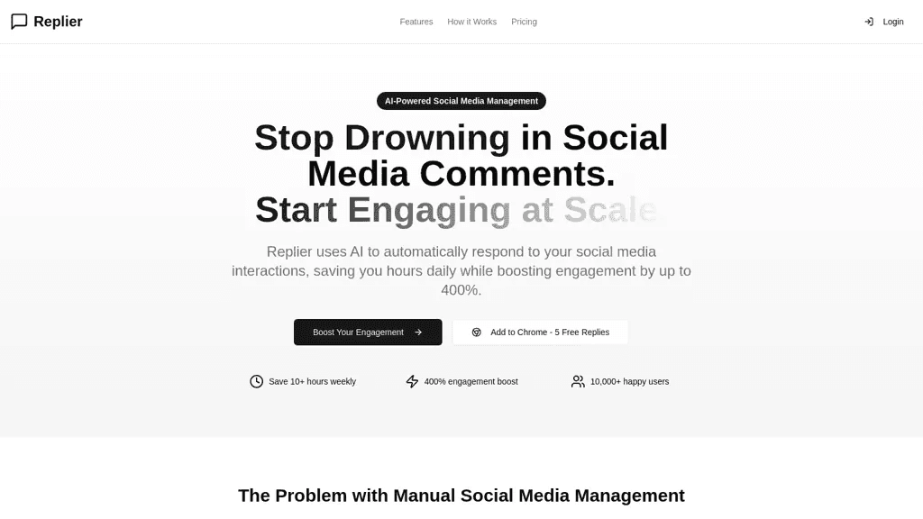 AI Social Replier 工具截图