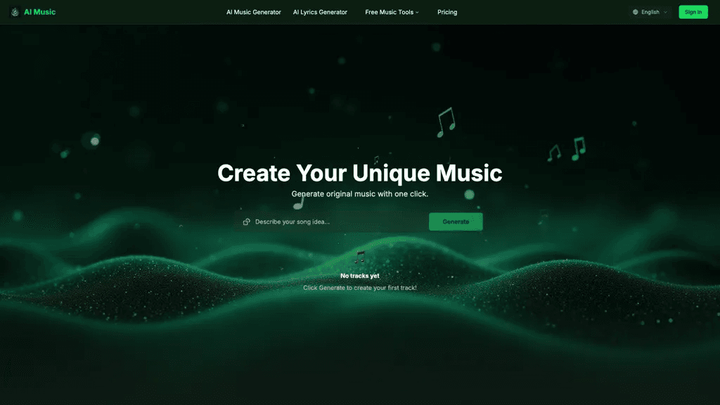 AI Song Creator 工具截图