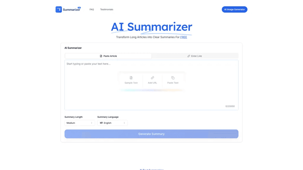 AI Summarizer best 工具截图