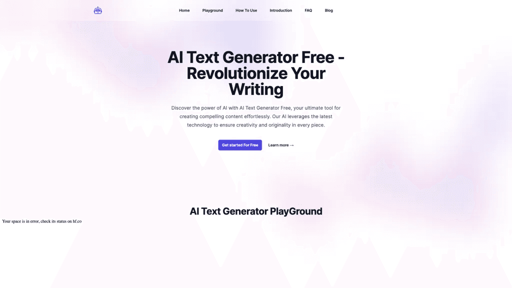 AI Text Generator 工具截图