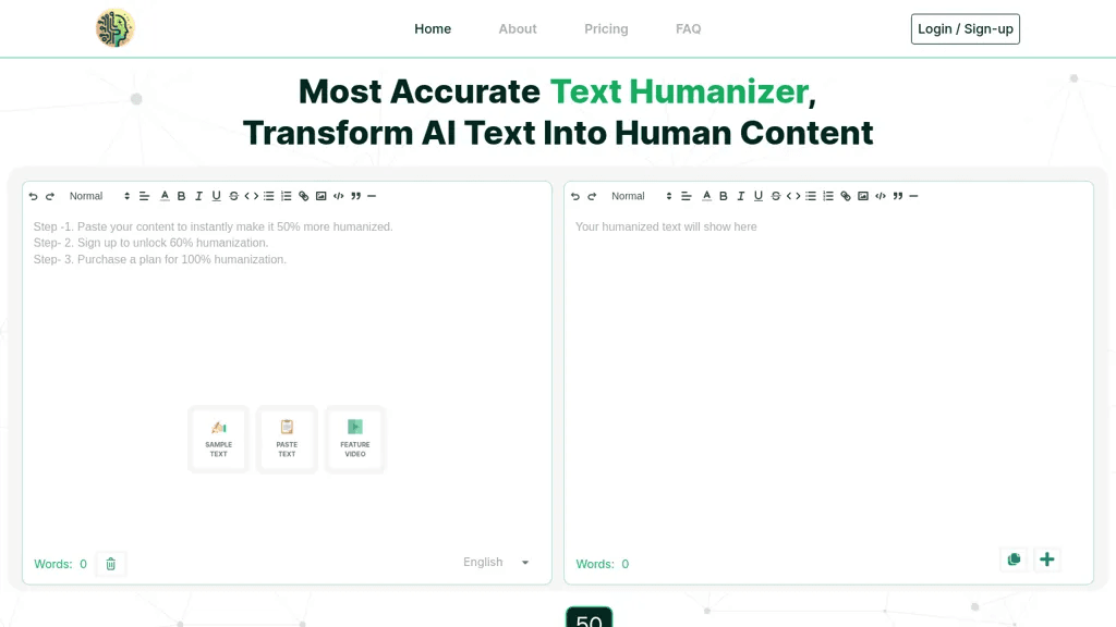 Ai2humanize 工具截图