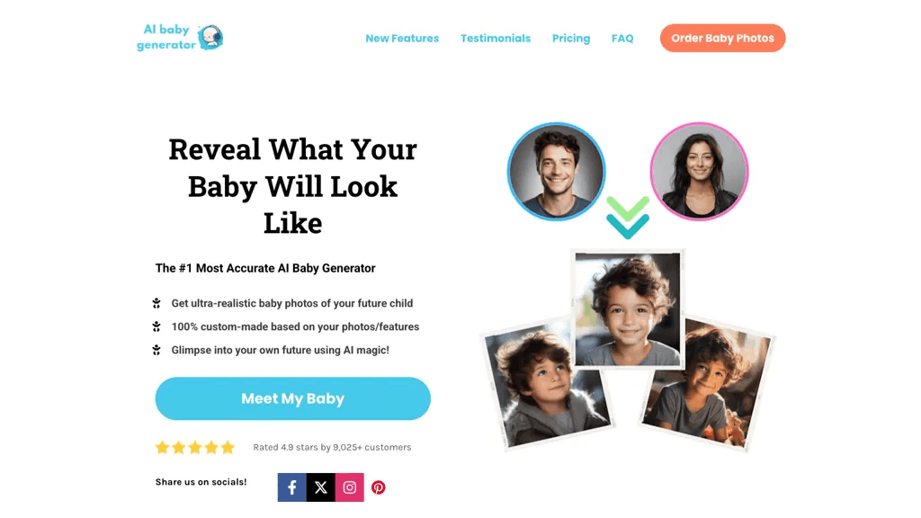 AI baby Generator 工具截图