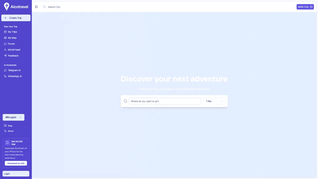 Aicotravel 官网截图