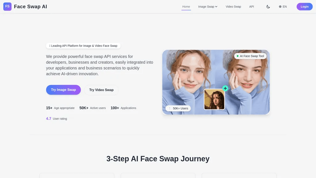 AI Face Swap 工具截图