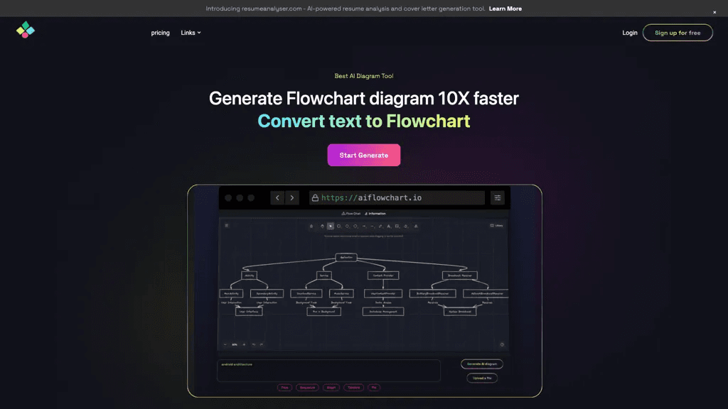 aiflowchart 工具截图