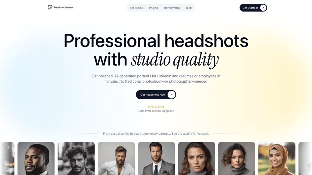 AIheadshotmasters 工具截图