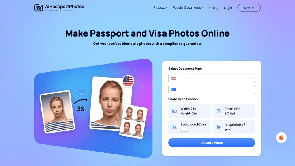 AiPassportPhotos 工具截图