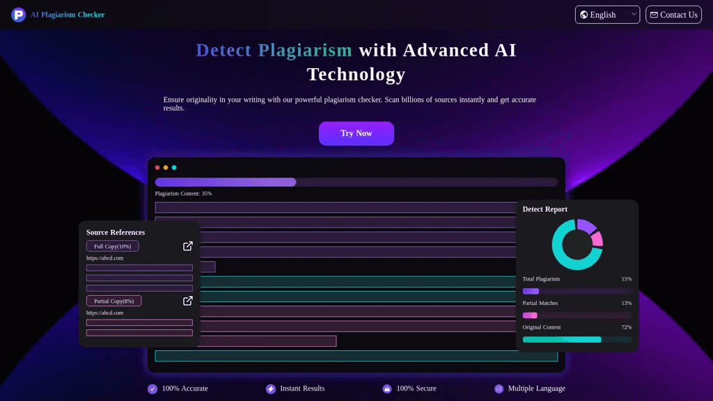 AIPlagiarismChecker 工具截图
