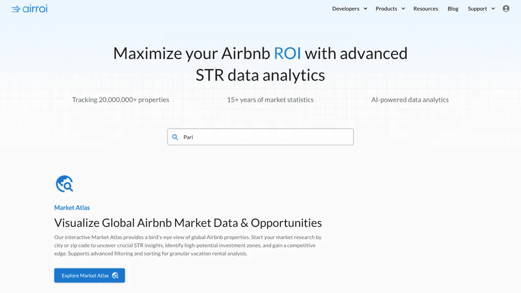 AirROI 官网截图