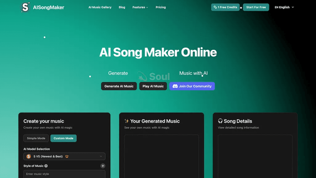 AISongMaker.top 工具截图
