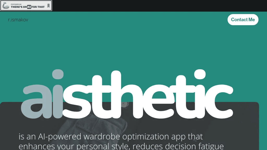 aisthetic 官网截图