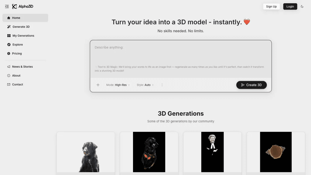 Alpha3D 工具截图