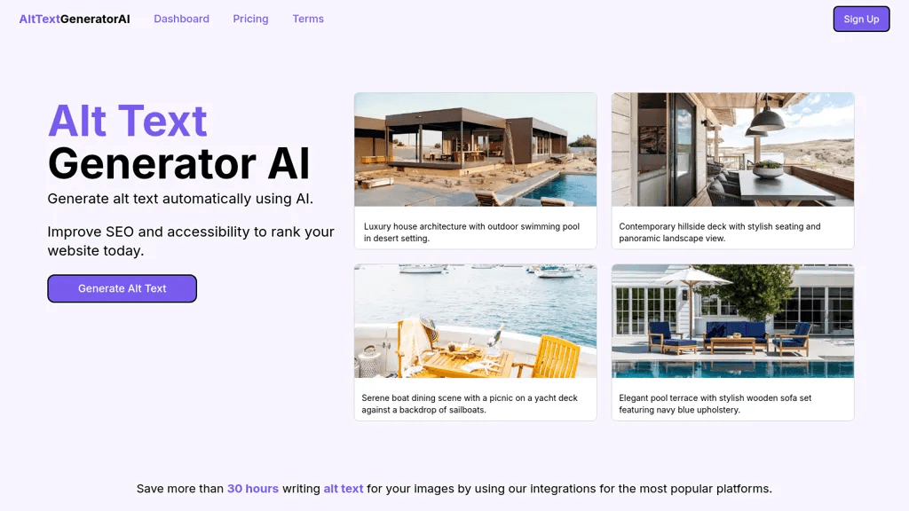Alt Text AI Generator 工具截图