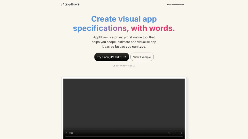 Appflows 官网截图