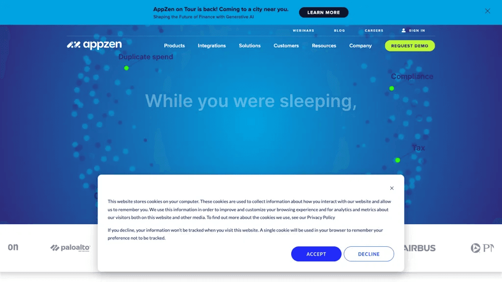 Appzen.com 官网截图