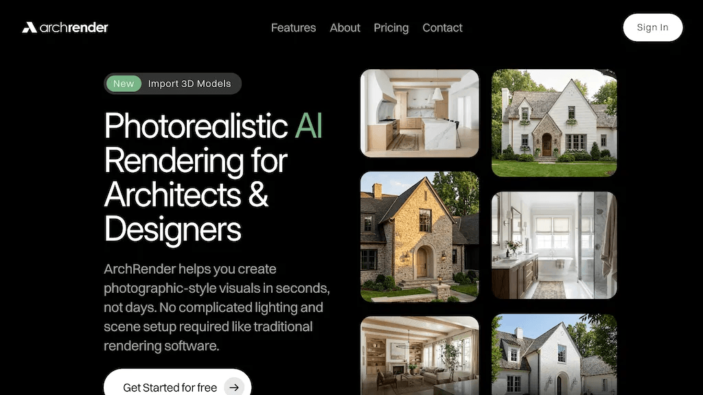 ArchRender 工具截图