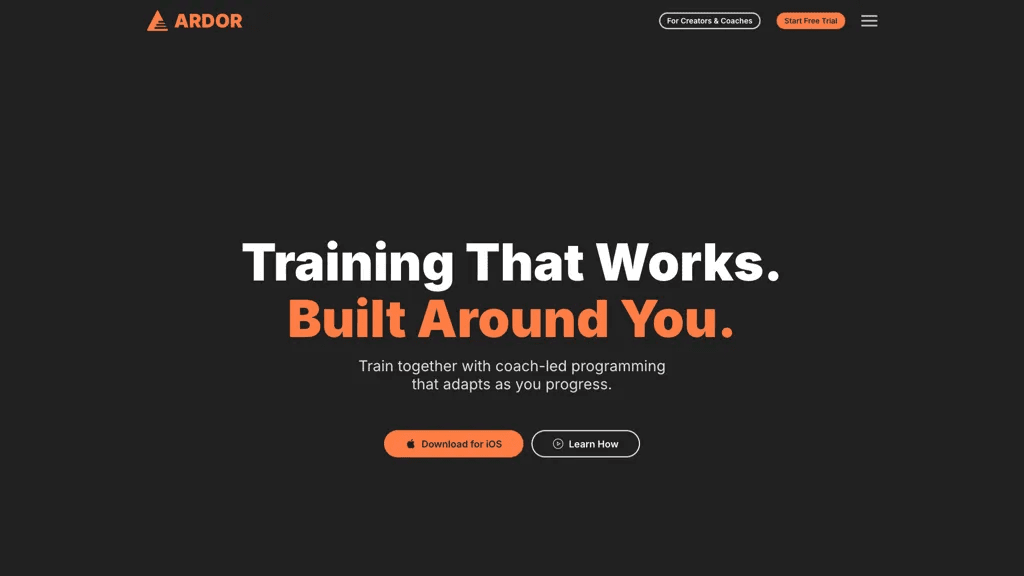 Ardor Fitness 工具截图