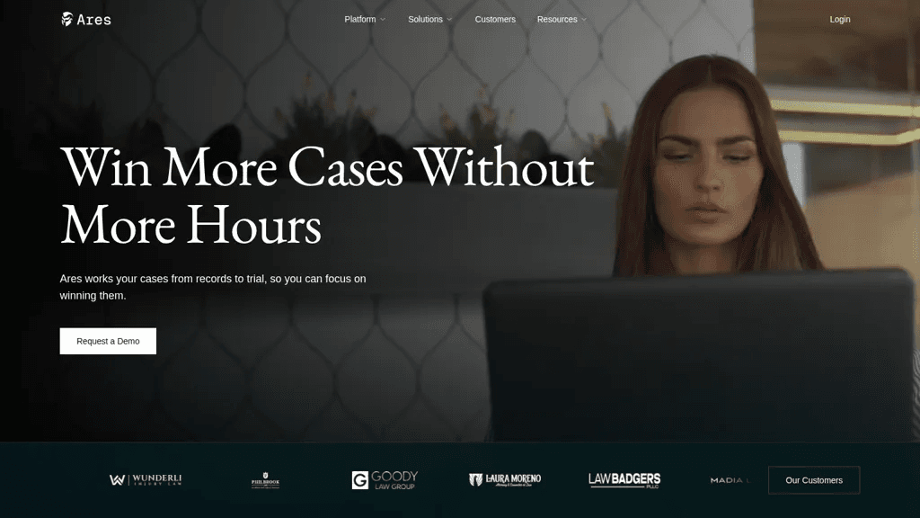 Ares Legal AI 工具截图