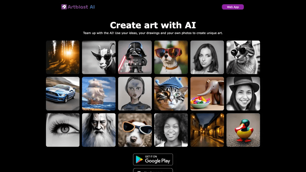 ArtblastAI 工具截图