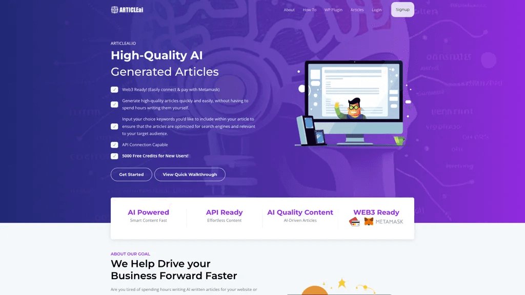 ArticleAI.io 工具截图