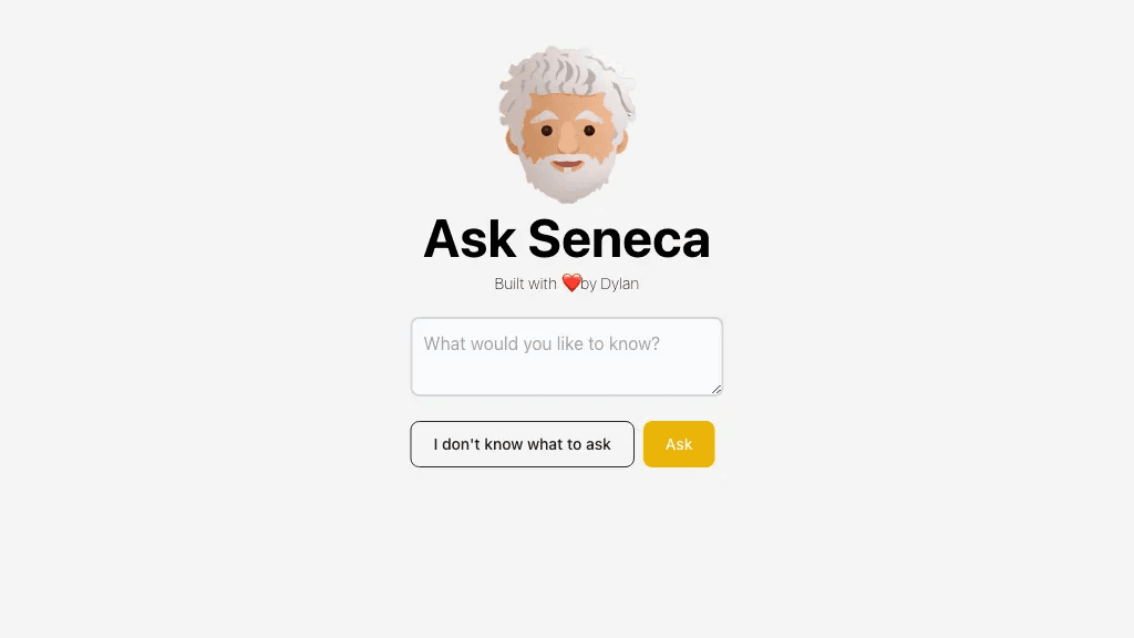 Ask Seneca 工具截图