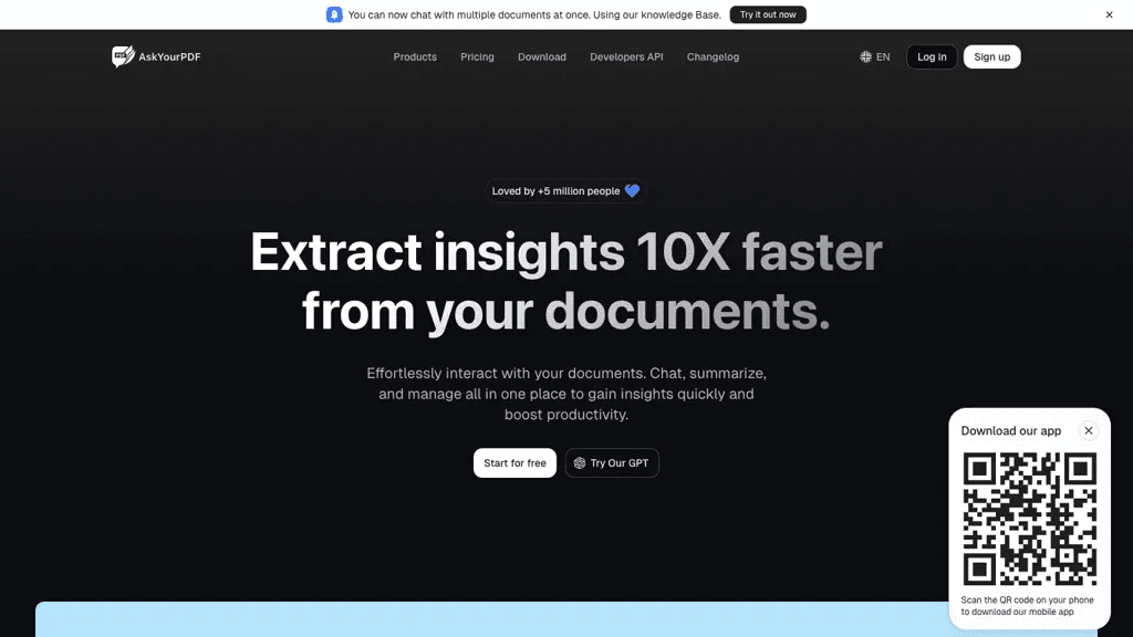 Ask Your PDF 工具截图