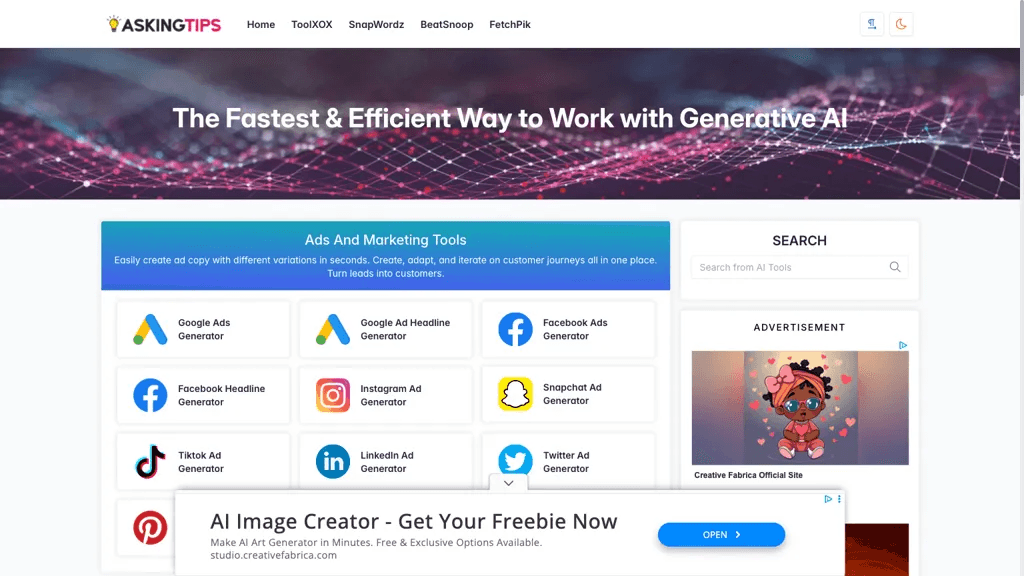 AskingTips 工具截图